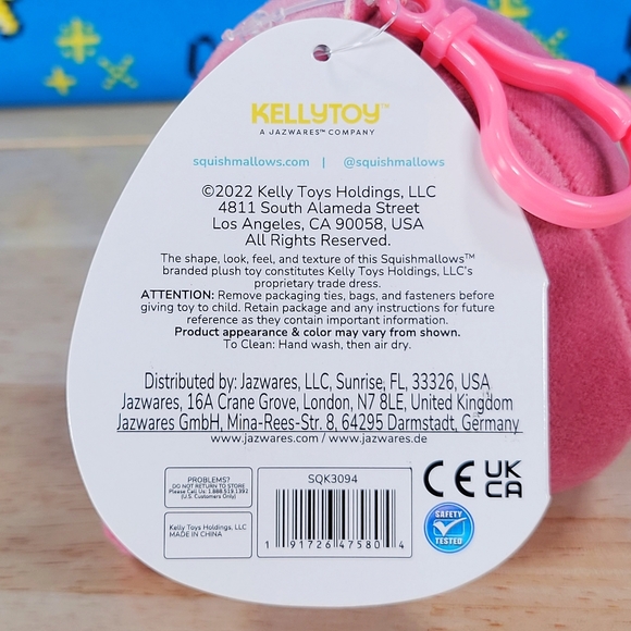 Squishmallow Poleena the Dinosaur 3" Clip UltraSoft Prehistoric Squad Toy Plush - Picture 11 of 11